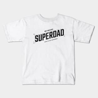 Superdad Retro Super Dad Father's Day Kids T-Shirt